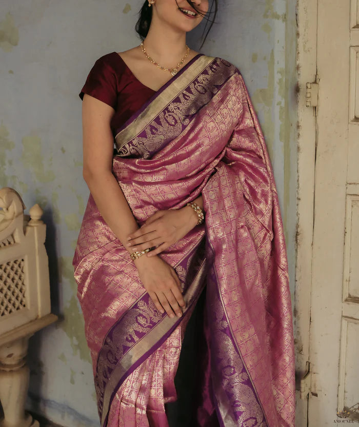 Ashavali Brocade Silk Saree