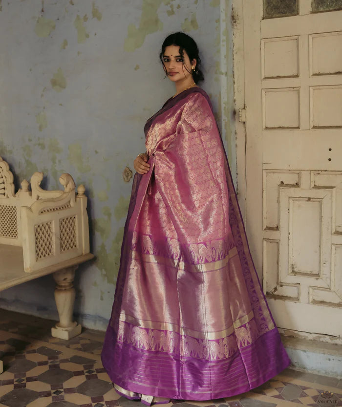 Ashavali Brocade Silk Saree