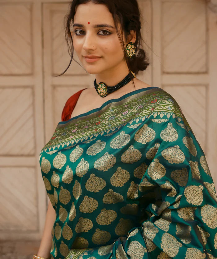 Ashavali Brocade Silk Saree