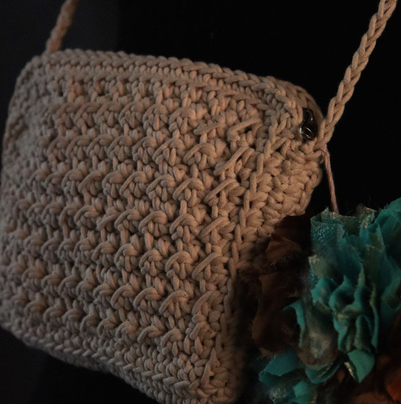 Cross Body Crochet Sling Bag