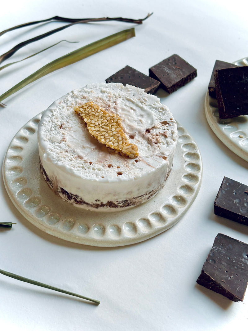 Chocolate Lemongrass Ice cream Cake