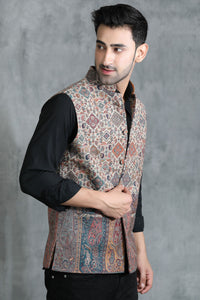 Vintage Kani Waist Coat With Paisley Design