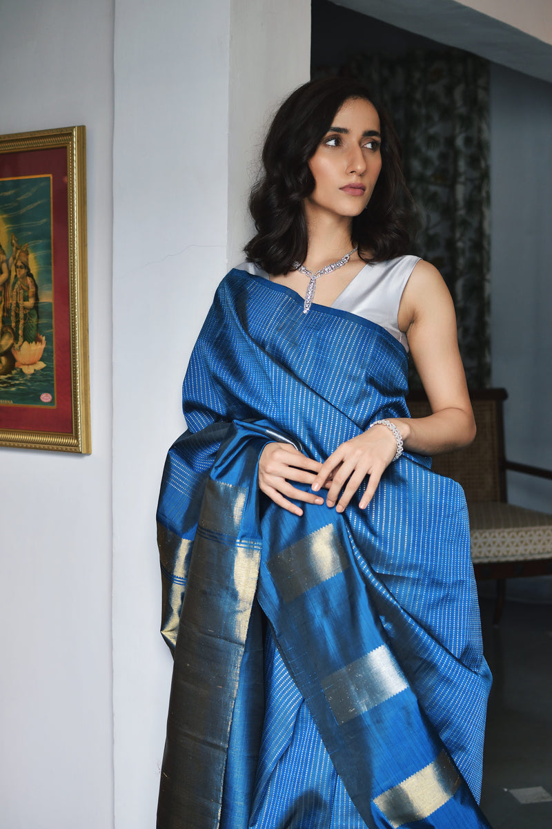 Silk Tissue Saree - Rajvee