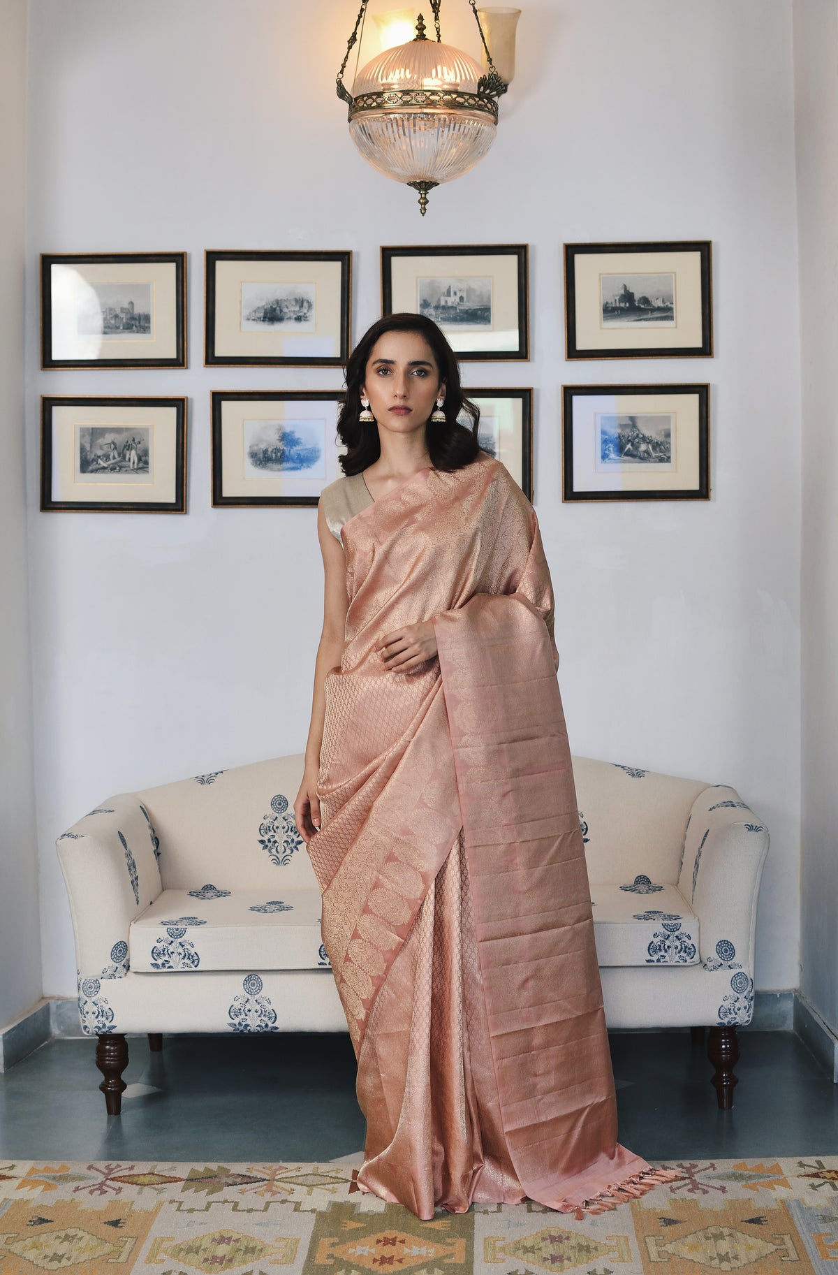 Silk Tissue Saree - Rajtaraang