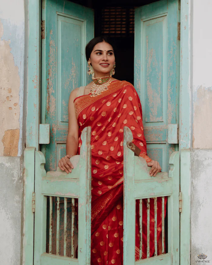 Ashavali Brocade Silk Saree