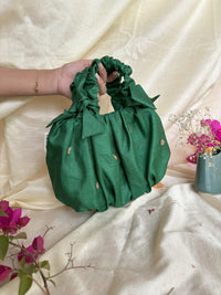 bow bag - green