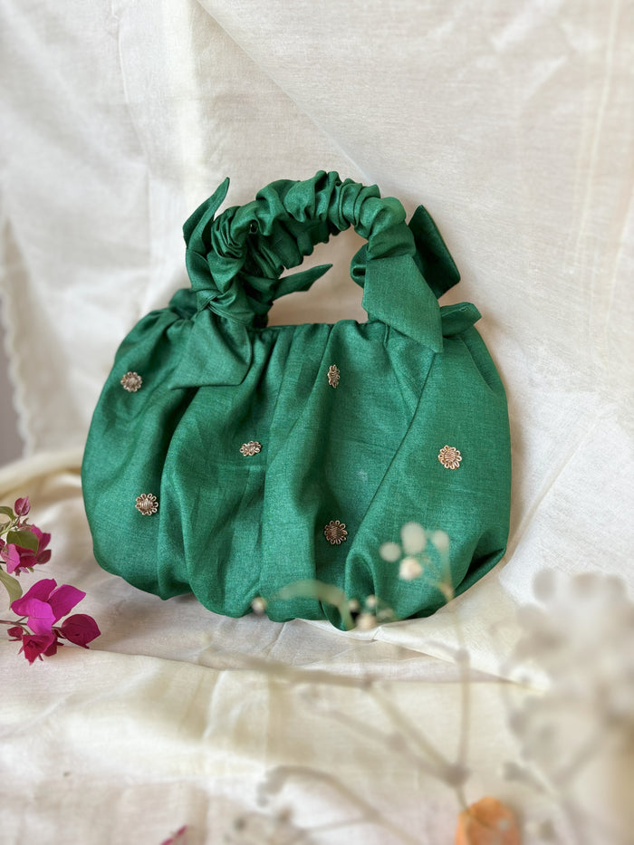 bow bag - green