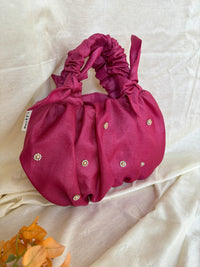 bow bag - pink