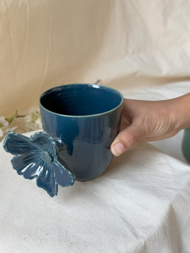 Garden Cups - Dark Blue