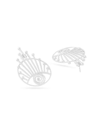 Rhodium Evil Eye Lumina Collection Earrings