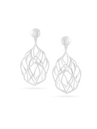 925 Sterling Silver Nature's Inspired Lumina Collection Earrings