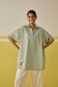 Summer Evening Organic Cotton Kurta Top