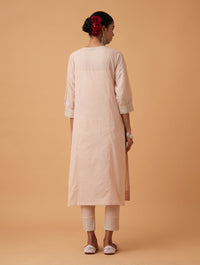 Powder Zari Kurta Set