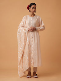 Powder Pintuck Kurta Set