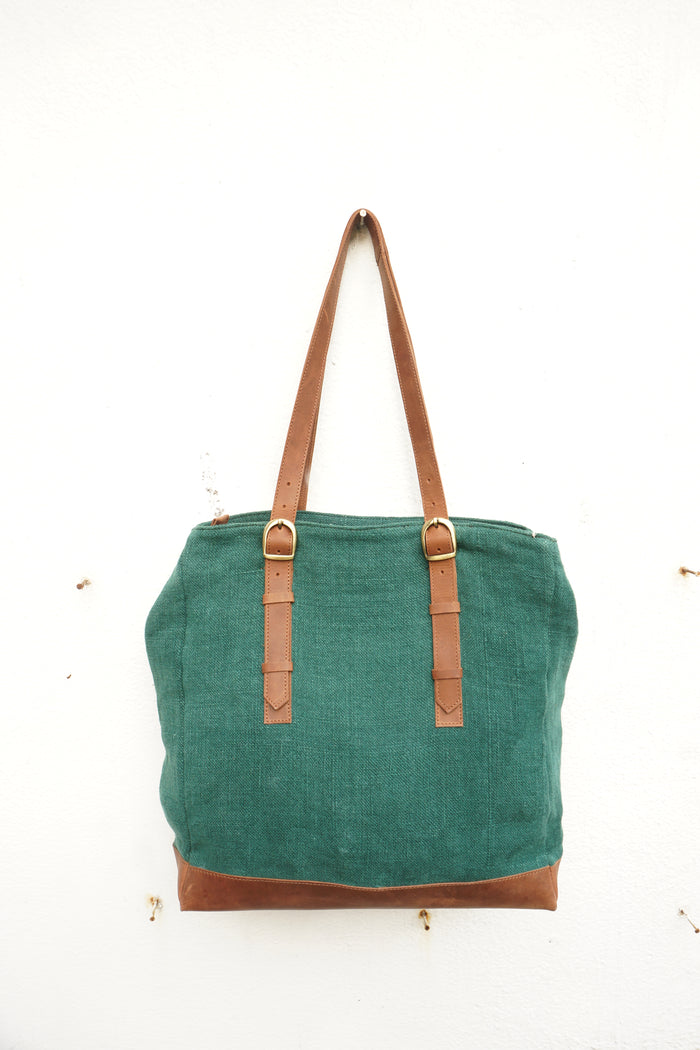 The Bass Tote - Bottle Green